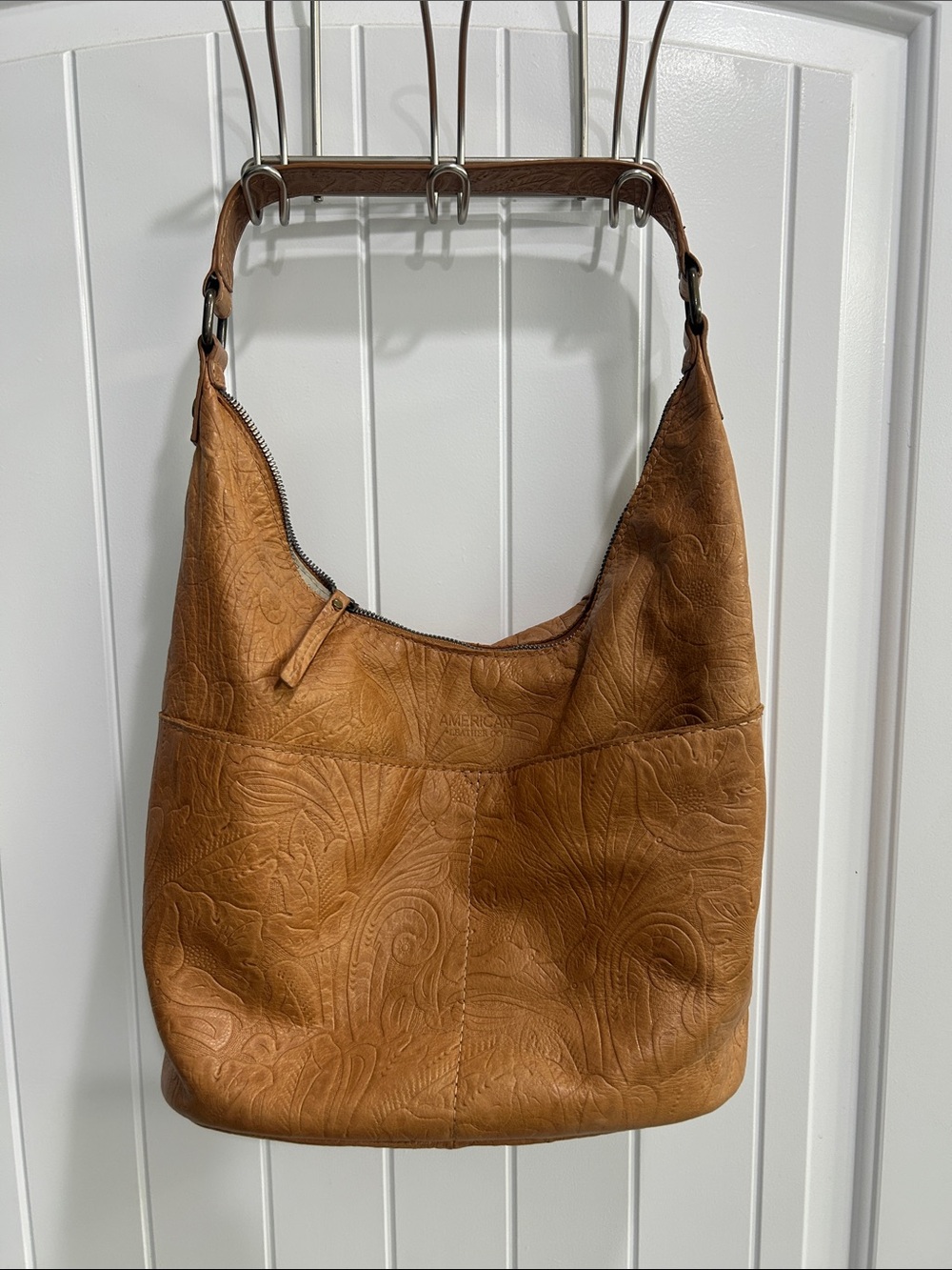 American Leather Company boho bag
